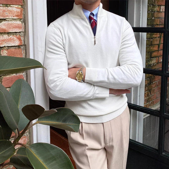 Clinton™ | Maglione da uomo con mezza zip