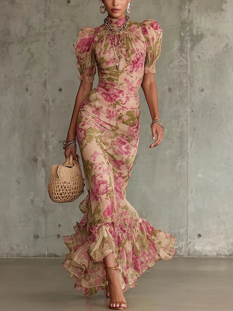 Racquella™ | Abito lungo floreale d&