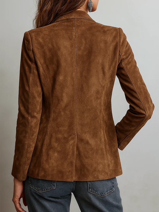 Elena™ | Blazer Vintage Marrone