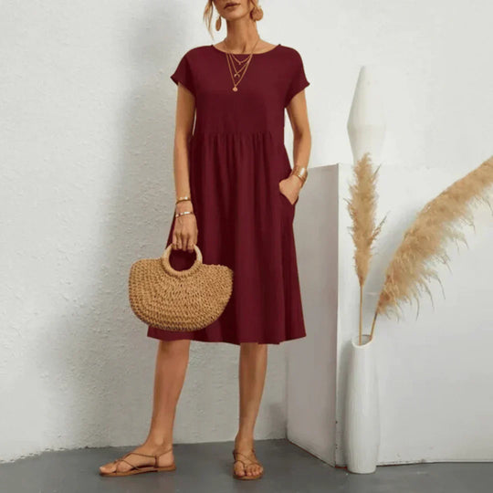Mira™ | Abito midi dalla vestibilità morbida