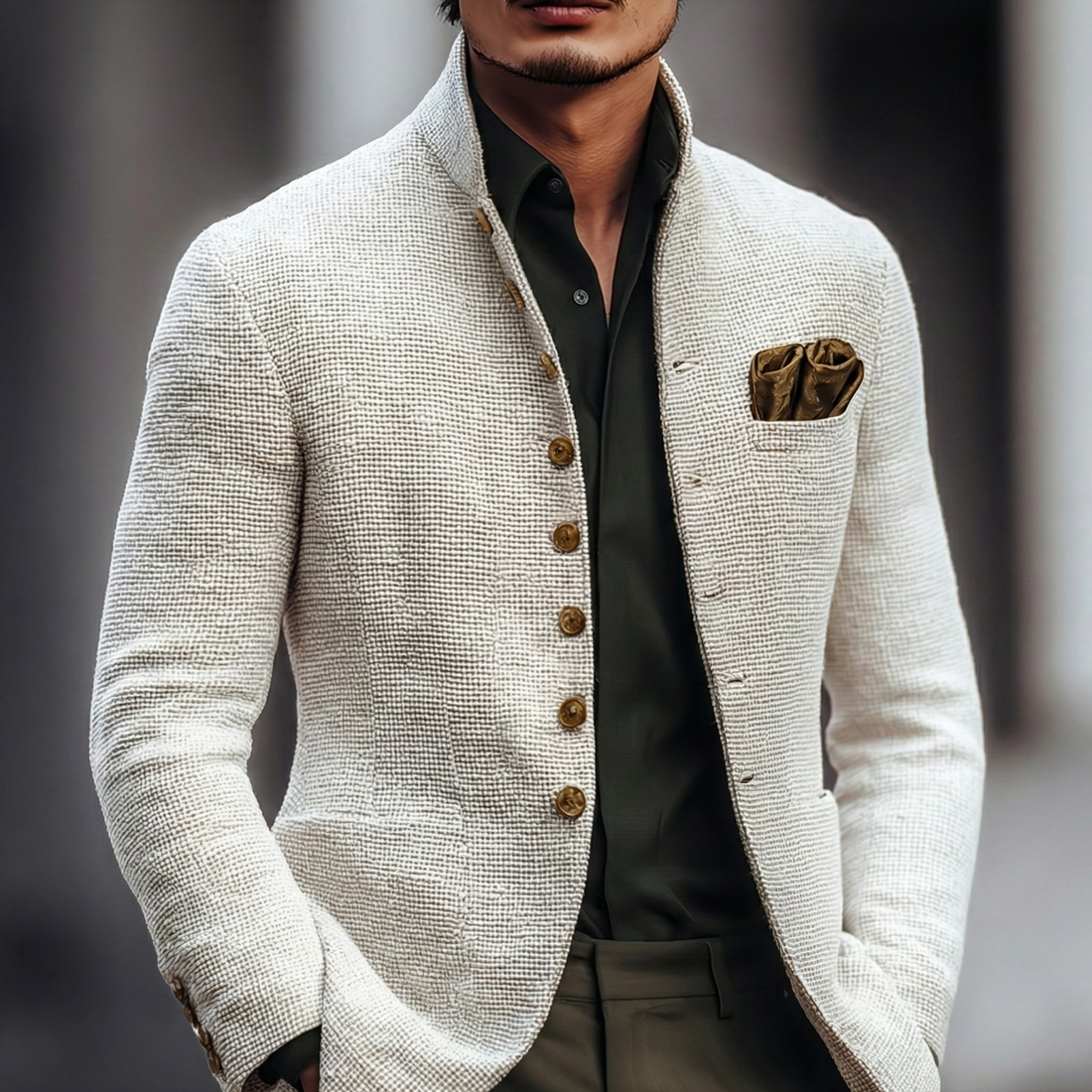 Theo | Cardigan Elegante con Bottoni