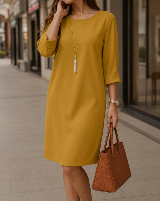 Sabina™ | Abito Midi Fluido dalla Vestibilità Valorizzante
