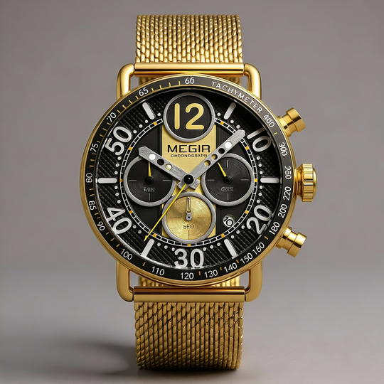 Montclair | Cronografo classico da uomo, 44 mm