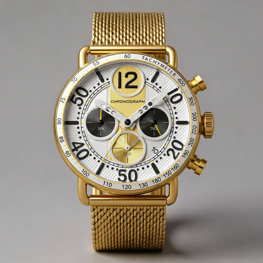 Montclair | Cronografo classico da uomo, 44 mm