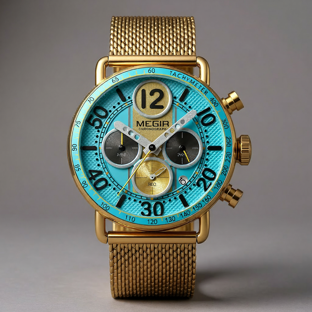 Montclair | Cronografo classico da uomo, 44 mm
