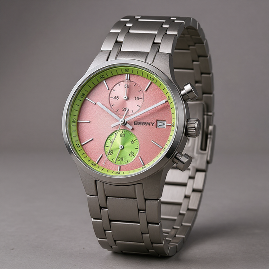 Berny | Cronografo da uomo, 39 mm