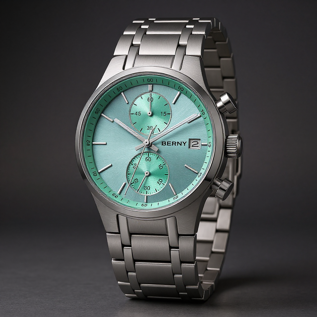 Berny | Cronografo da uomo, 39 mm