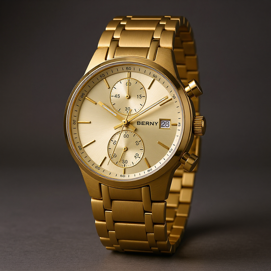 Berny | Cronografo da uomo, 39 mm