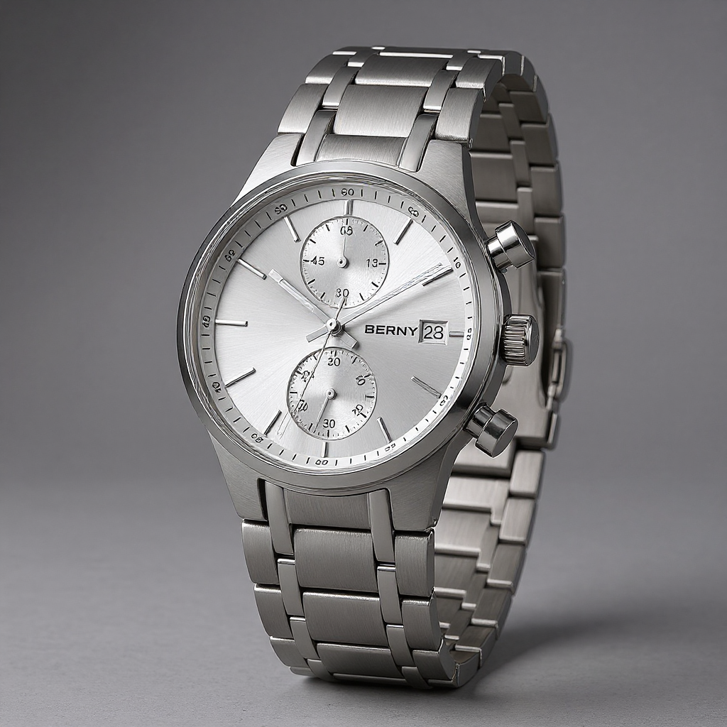 Berny | Cronografo da uomo, 39 mm
