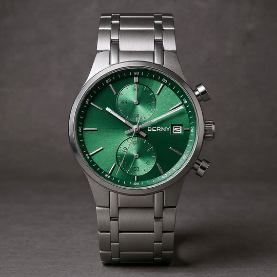 Berny | Cronografo da uomo, 39 mm