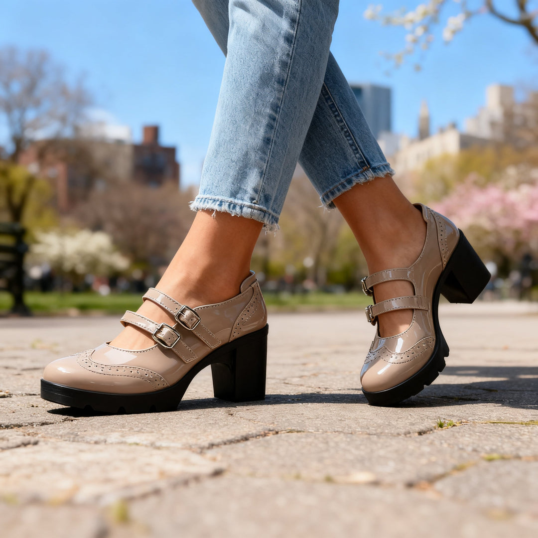Audrey | Mocassini con motivo traforato