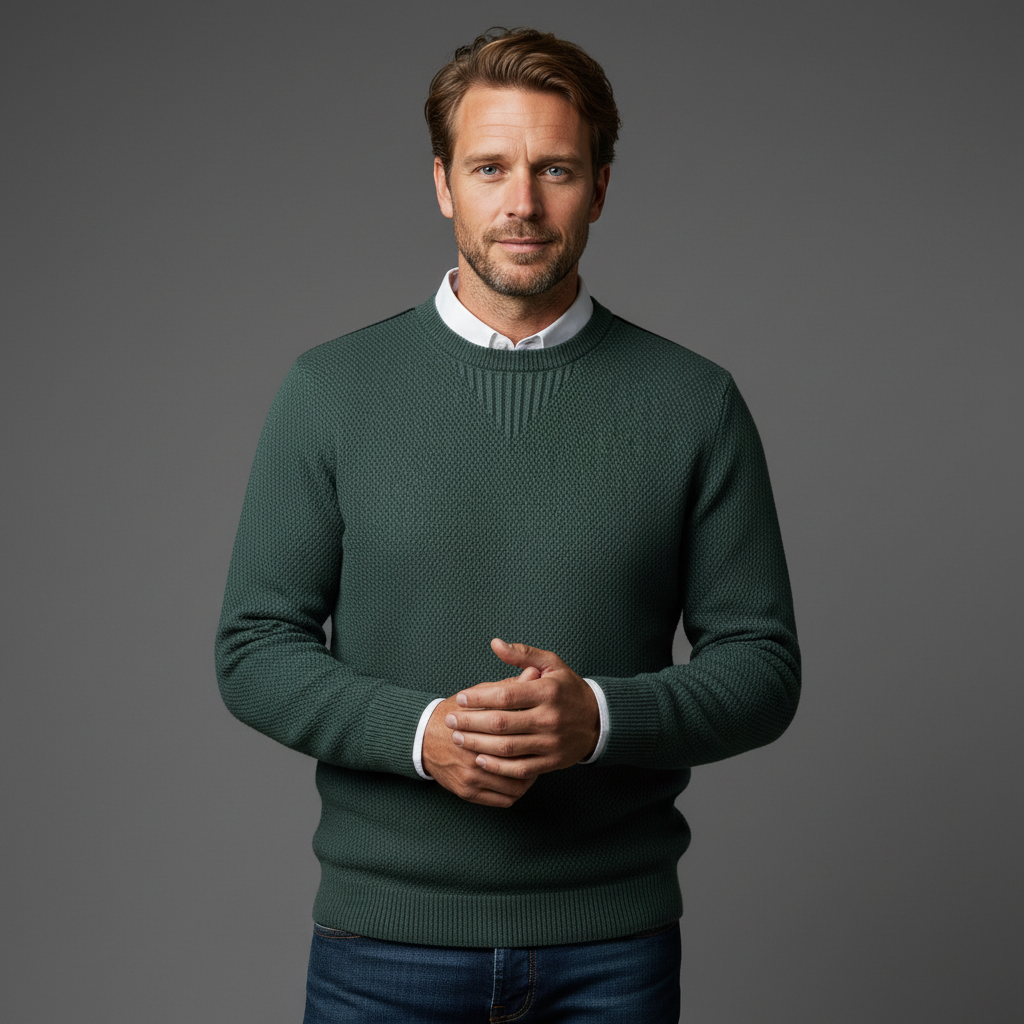 Wellington | Maglione da uomo in maglia testurizzata