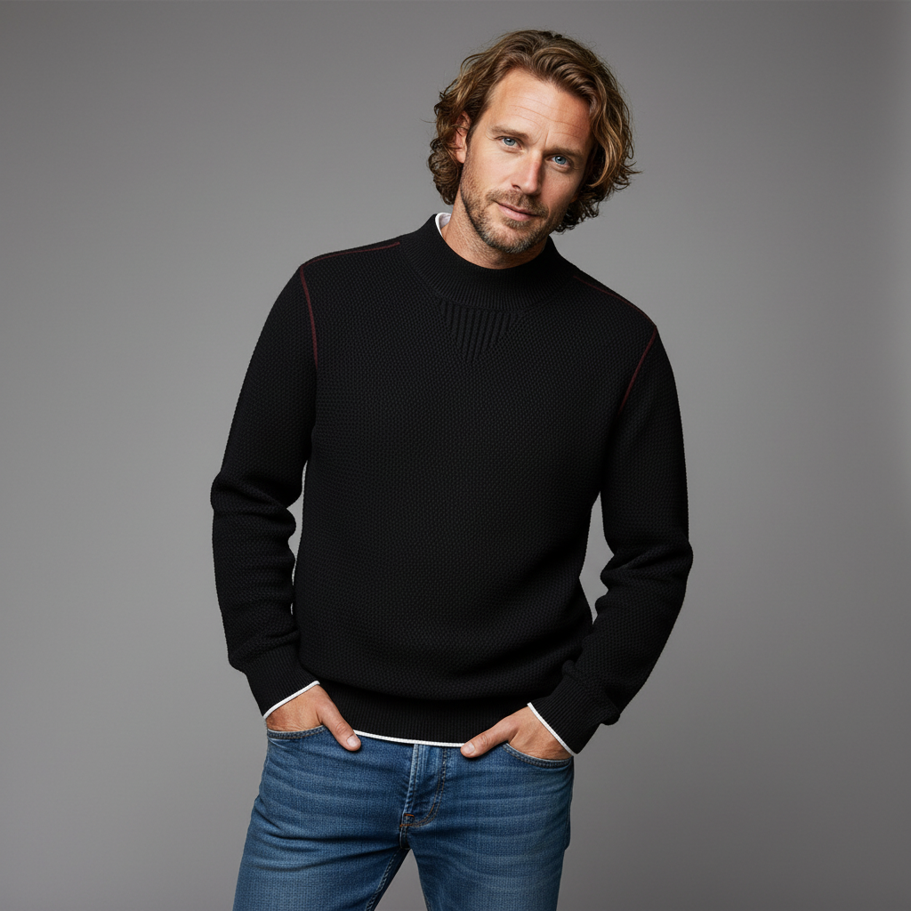 Wellington | Maglione da uomo in maglia testurizzata