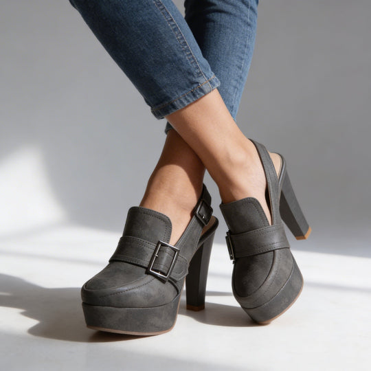 Victoria | Scarpe con tacco e cinturino posteriore