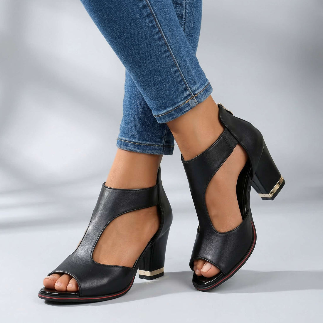 Angelina | Scarpe con tacco e punta aperta