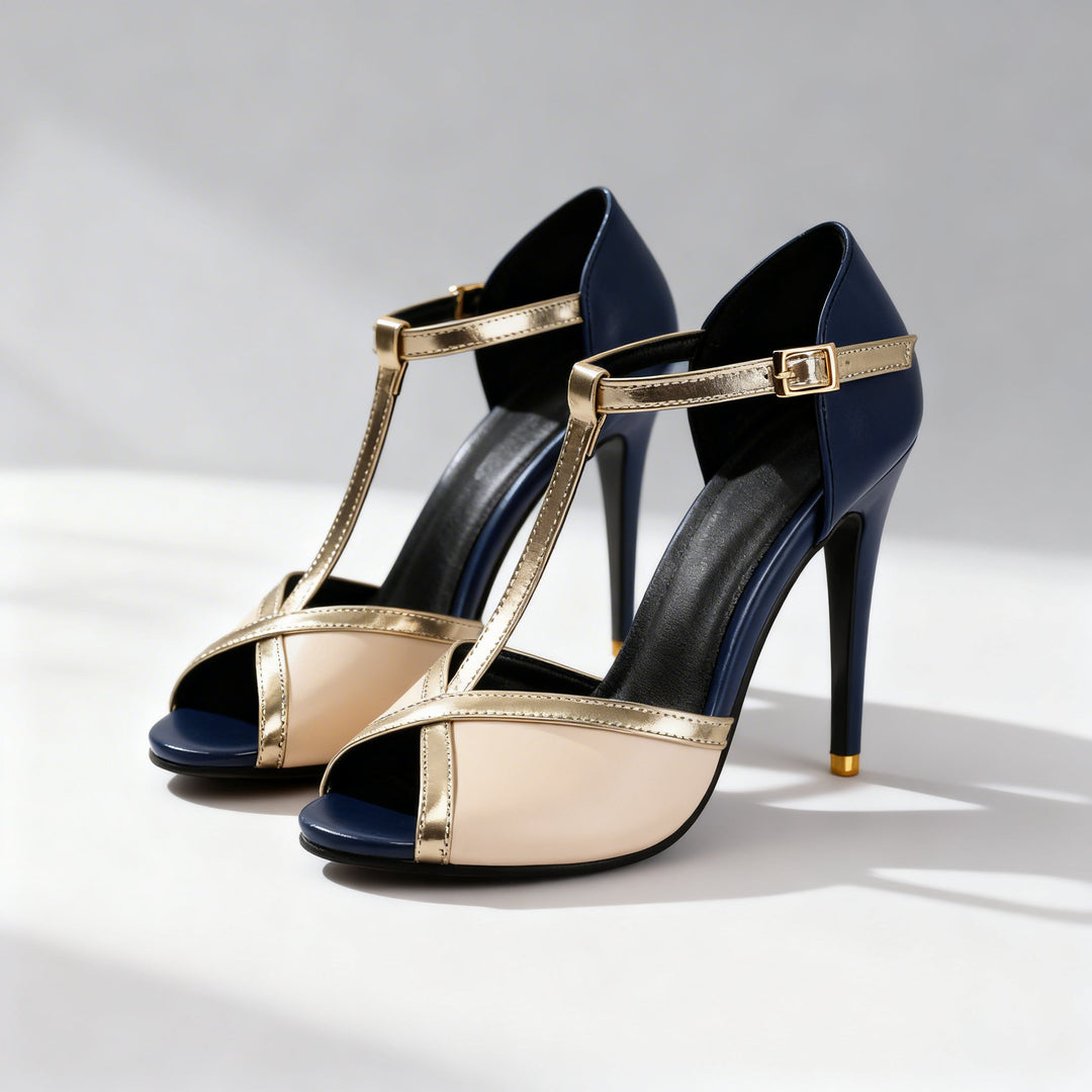 Felicia | Scarpe con tacco e cinturino a T