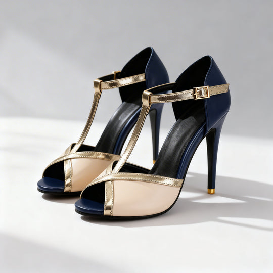 Felicia | Scarpe con tacco e cinturino a T
