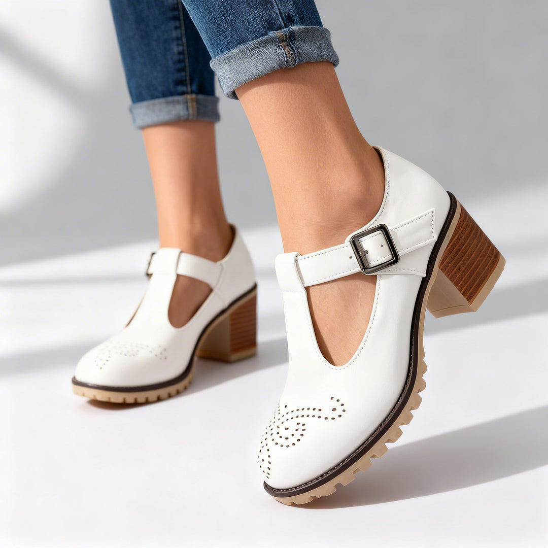 Jacklyn | Mocassini con motivo traforato