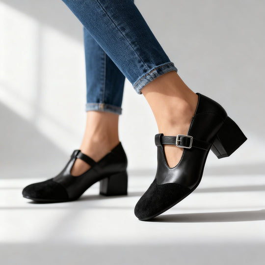 Rosalyn | Mocassini con cinturino a T