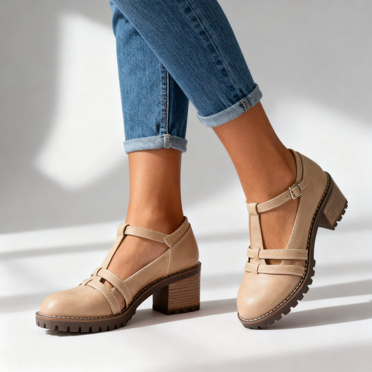 Bonnie | Mocassini con cinturino a T