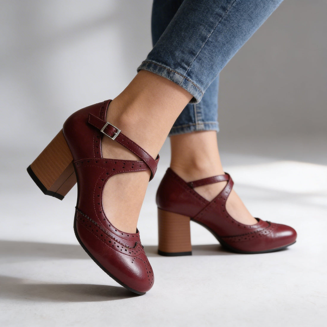 Lilly | Mocassini con motivo traforato