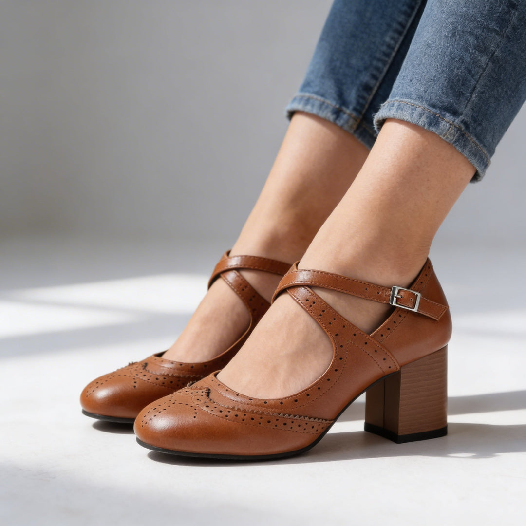 Lilly | Mocassini con motivo traforato