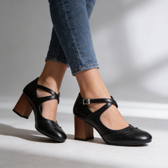 Lilly | Mocassini con motivo traforato