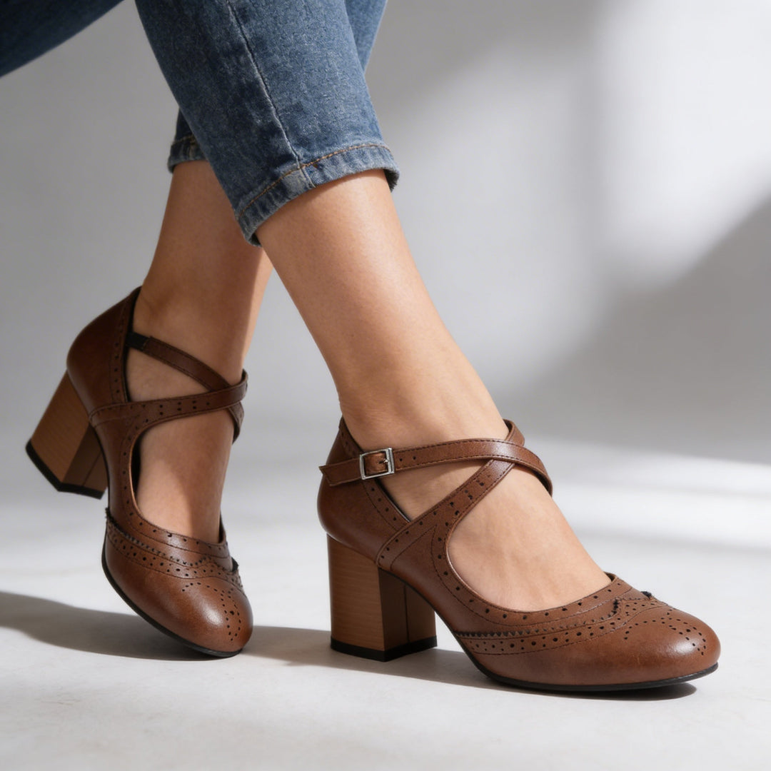Lilly | Mocassini con motivo traforato