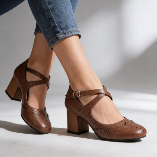 Lilly | Mocassini con motivo traforato
