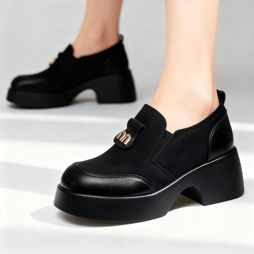 Monica | Mocassini con plateau