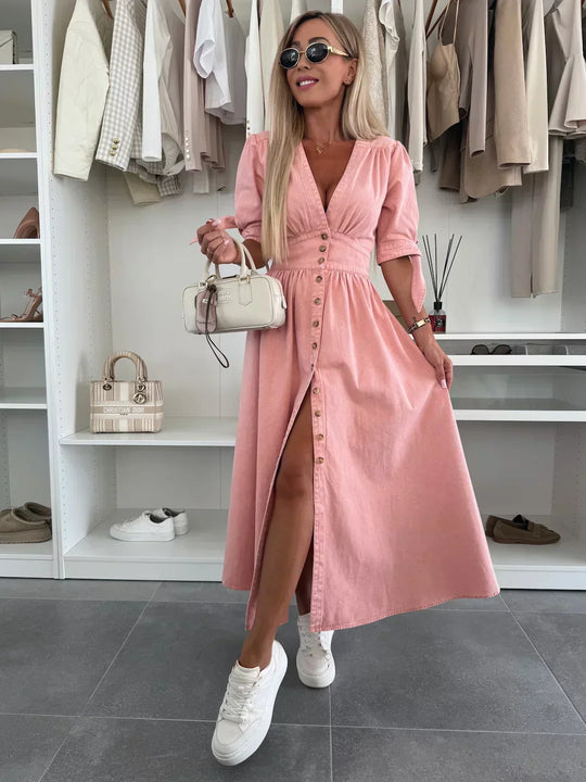 Ivy™ Elegant denim dress