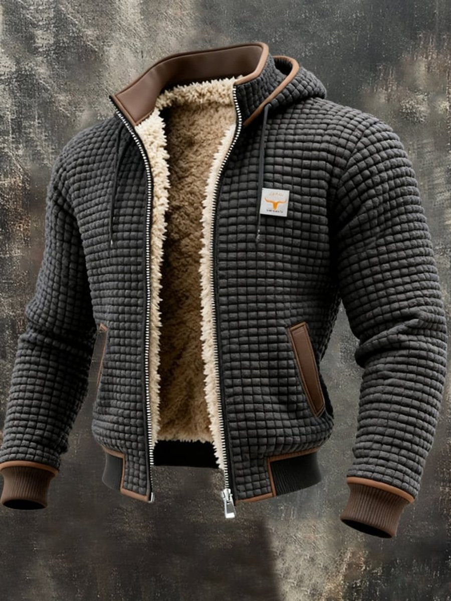 Ernst™ | Giacca trapuntata da uomo con fodera in pile