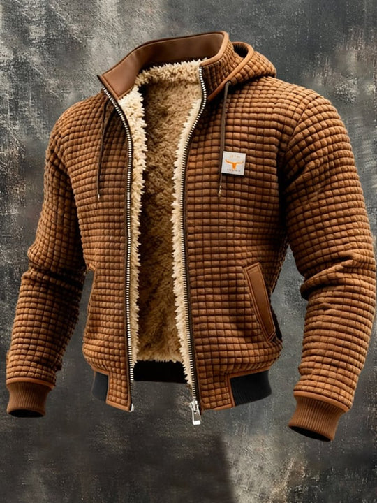 Ernst™ | Giacca trapuntata da uomo con fodera in pile