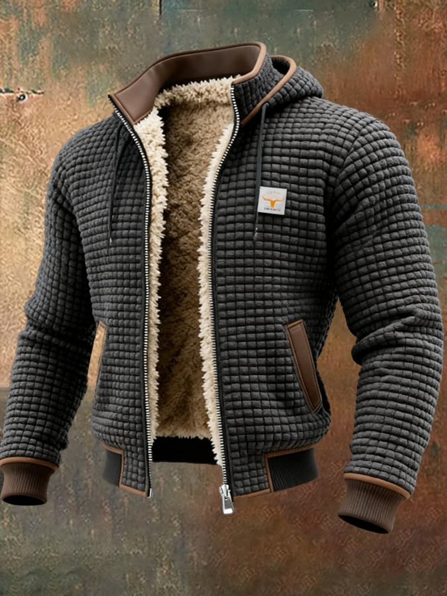 Ernst™ | Giacca trapuntata da uomo con fodera in pile