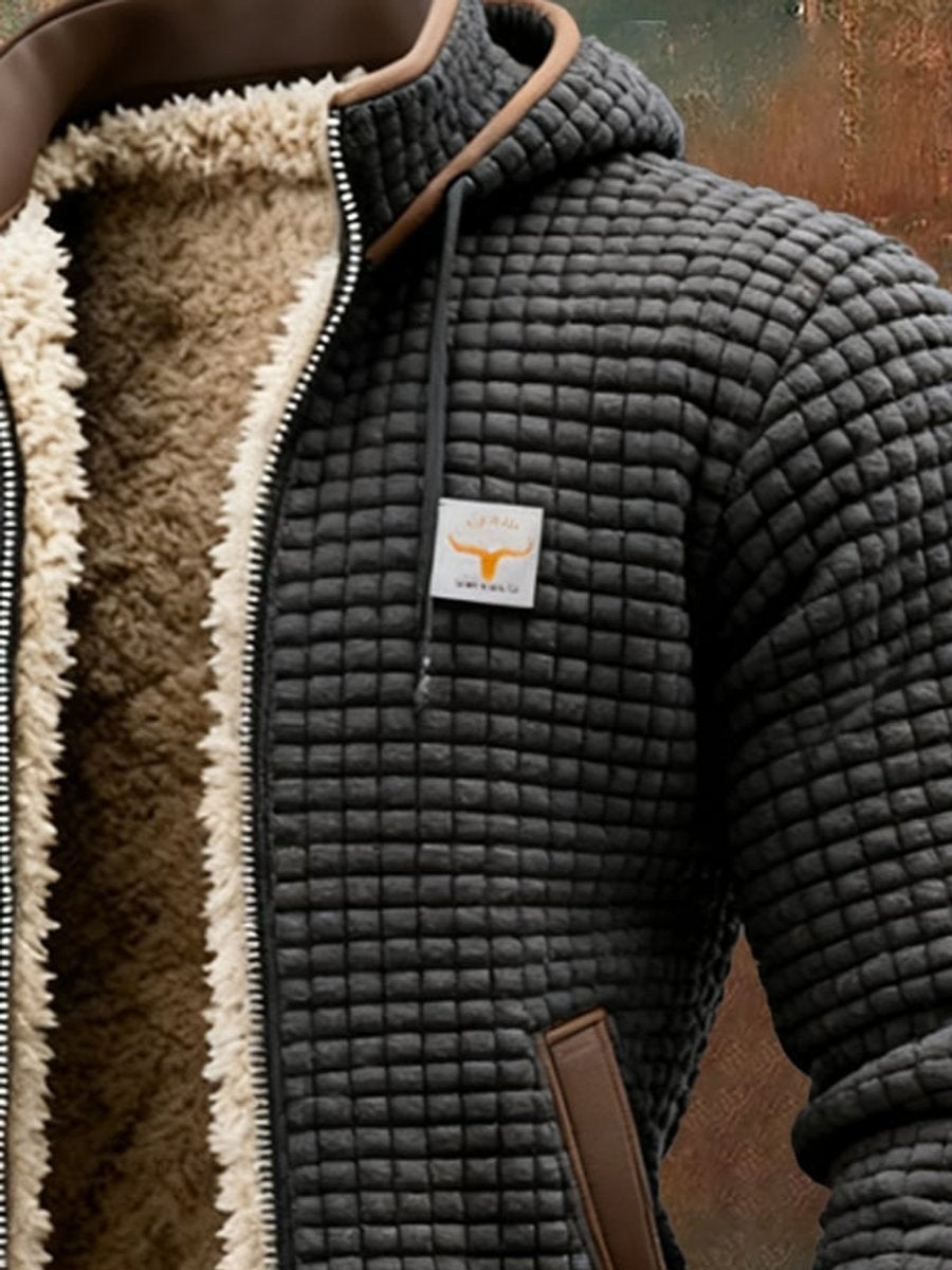 Ernst™ | Giacca trapuntata da uomo con fodera in pile