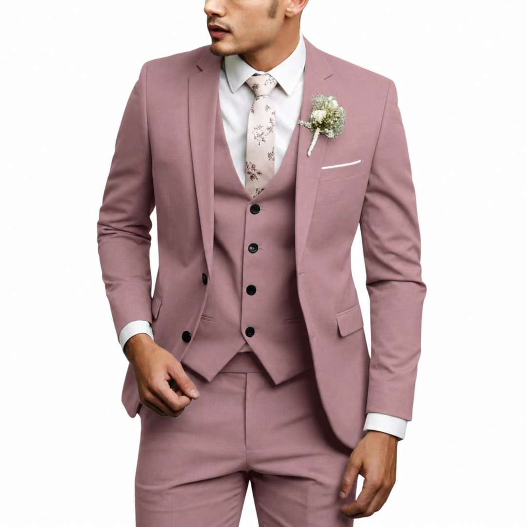 Completo da Uomo a Tre Pezzi con Giacca, Gilet e Pantaloni