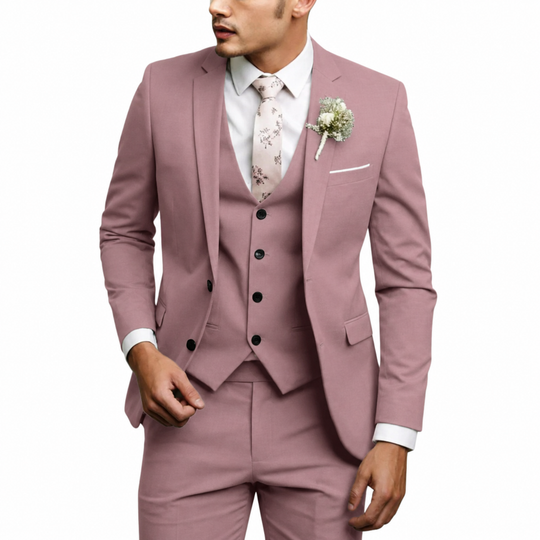 Completo da Uomo a Tre Pezzi con Giacca, Gilet e Pantaloni