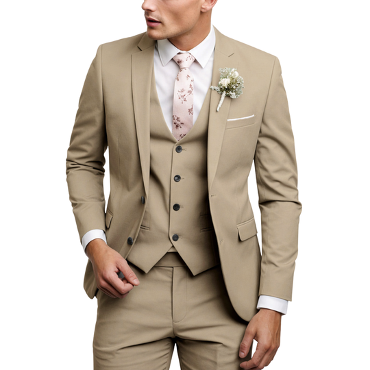 Completo da Uomo a Tre Pezzi con Giacca, Gilet e Pantaloni