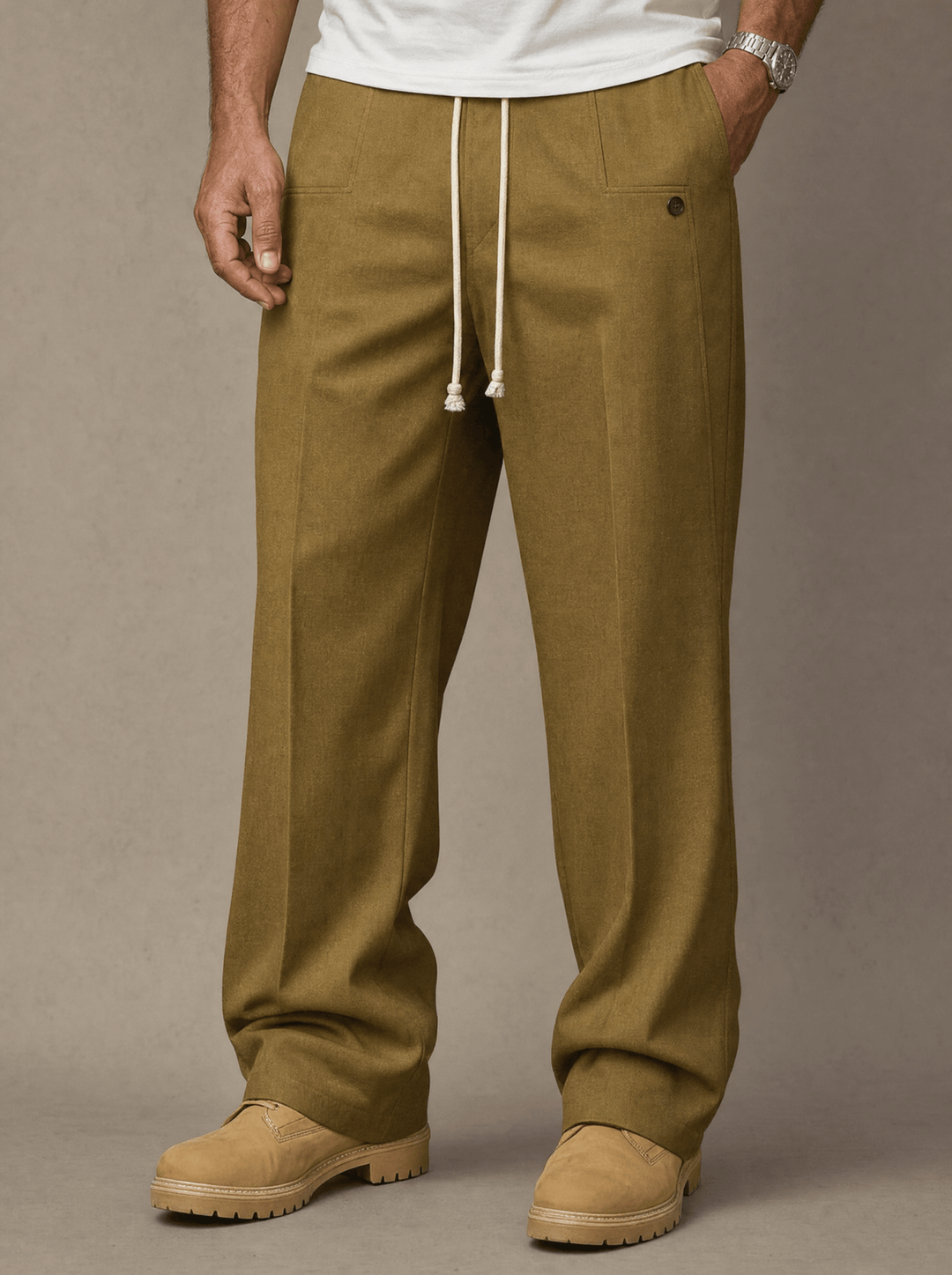 Pantaloni Uomo Casual dal Taglio Rilassato
