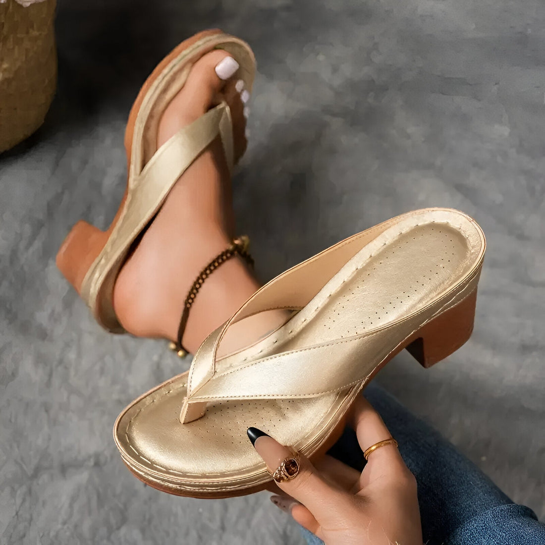 Geneva™ | Sabot eleganti con tacco alto