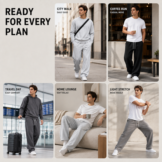 Pantaloni da Jogging Lunghi e Comodi