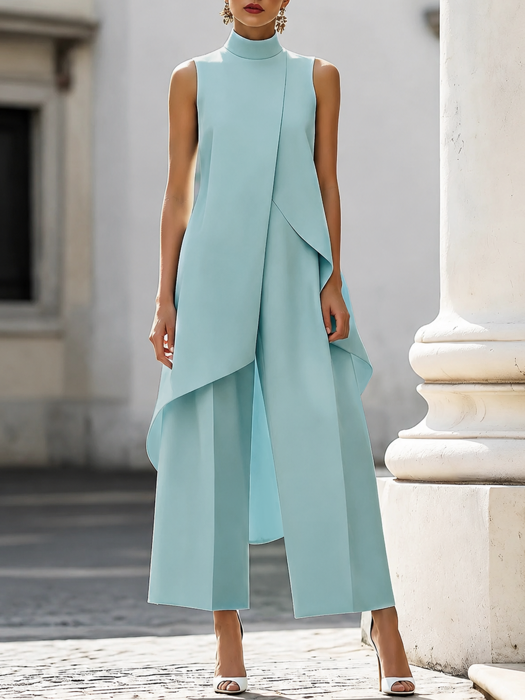 Caterina™ | Completo Elegante con Pantaloni Palazzo