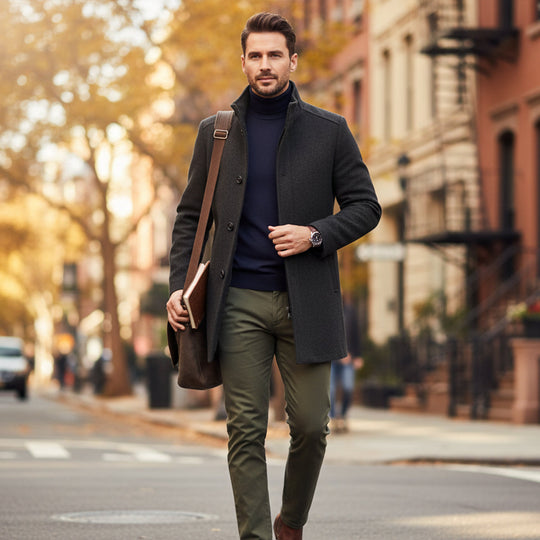 Vienna | Cappotto Classico da Uomo in Lana