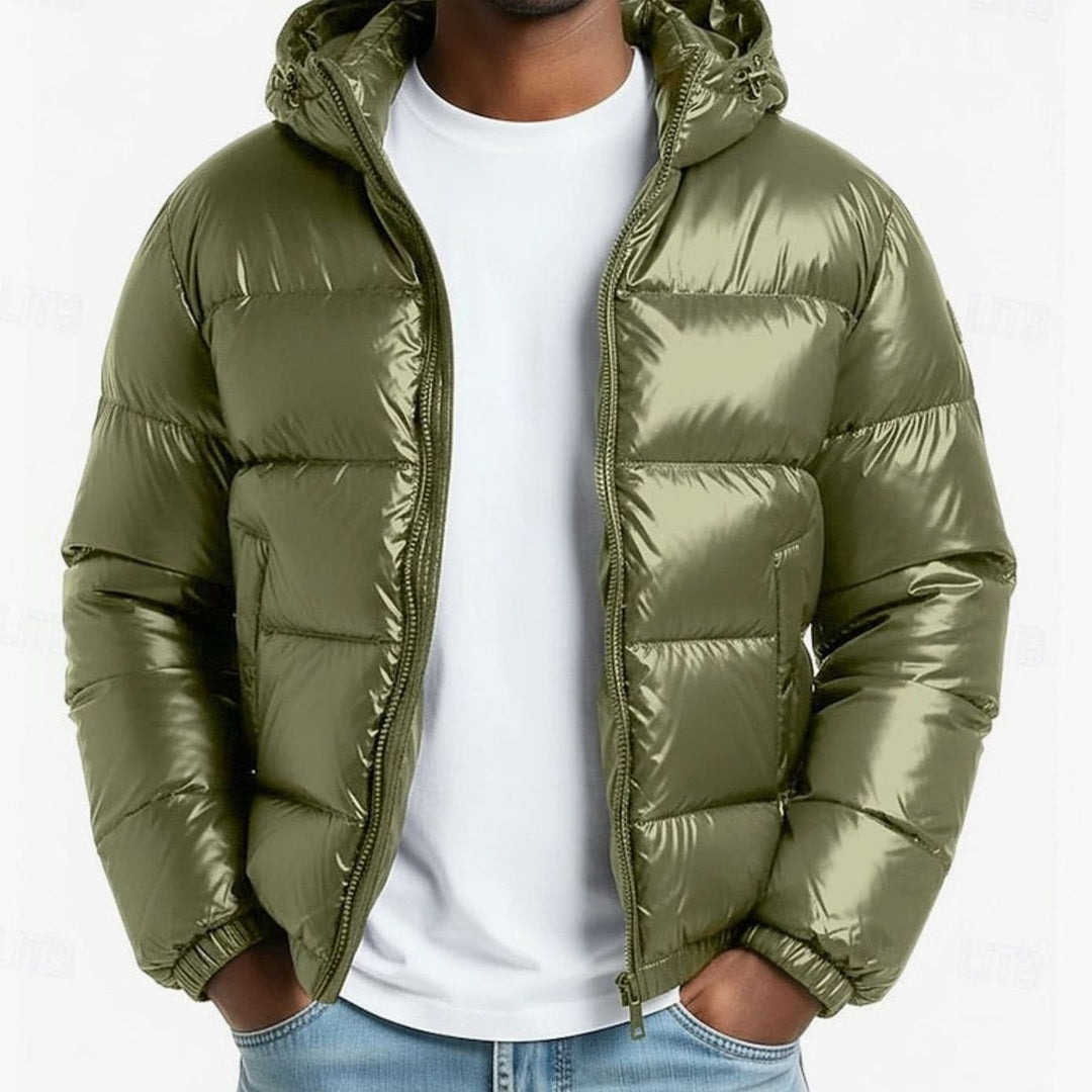 Arne | Giacca Trapuntata con Cappuccio e Tasche con Zip