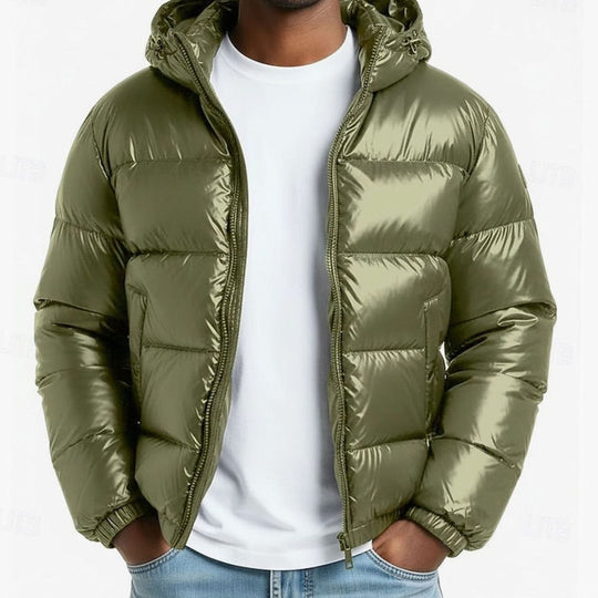 Arne | Giacca Trapuntata con Cappuccio e Tasche con Zip