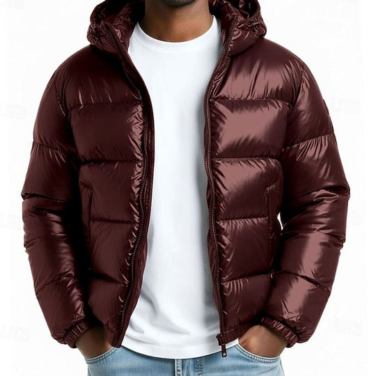 Arne | Giacca Trapuntata con Cappuccio e Tasche con Zip