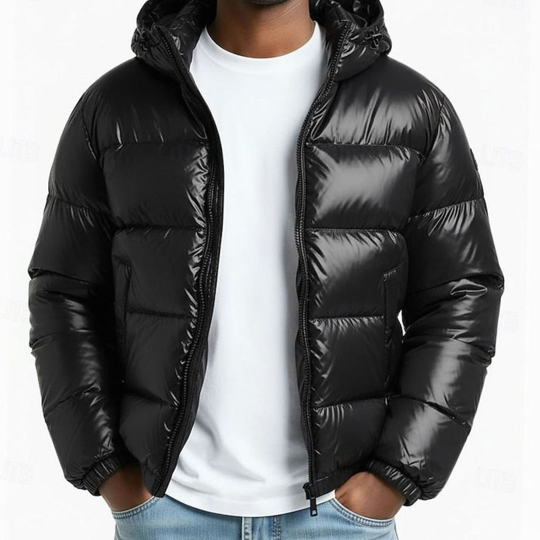 Arne | Giacca Trapuntata con Cappuccio e Tasche con Zip