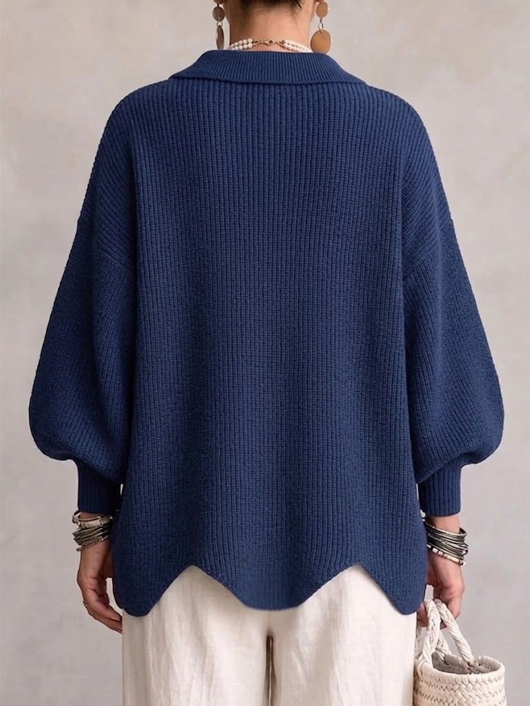Vittoria™ | Cardigan Oversize con Bottoni Dorati