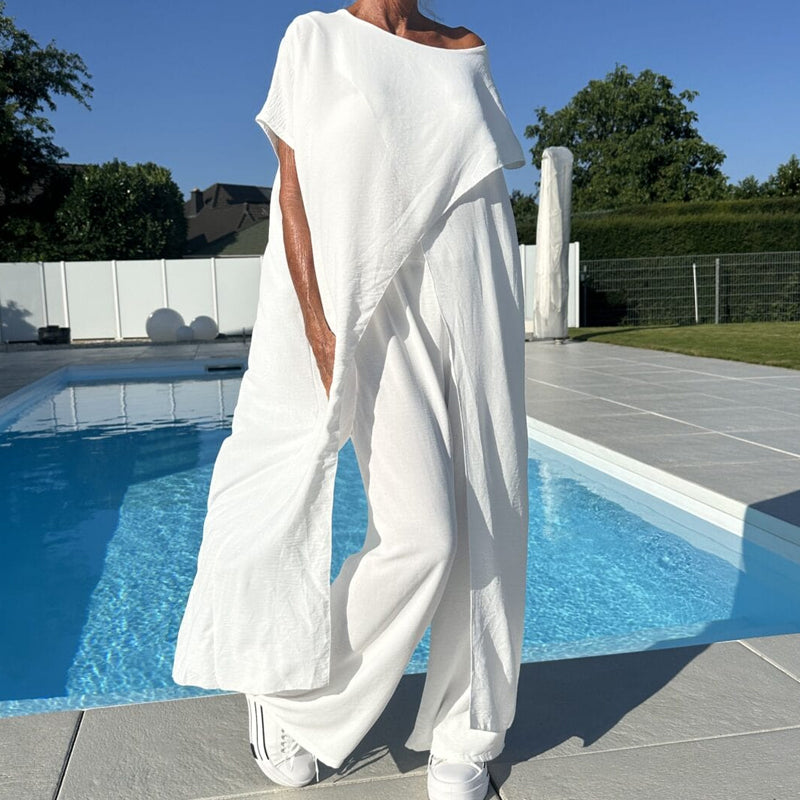Gabbie™ | Completo elegante due pezzi con spalle scoperte