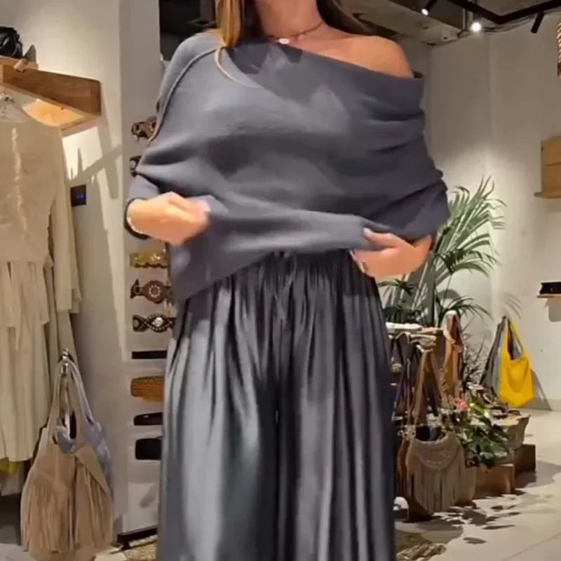 Georgina™ | Completo elegante con spalle scoperte